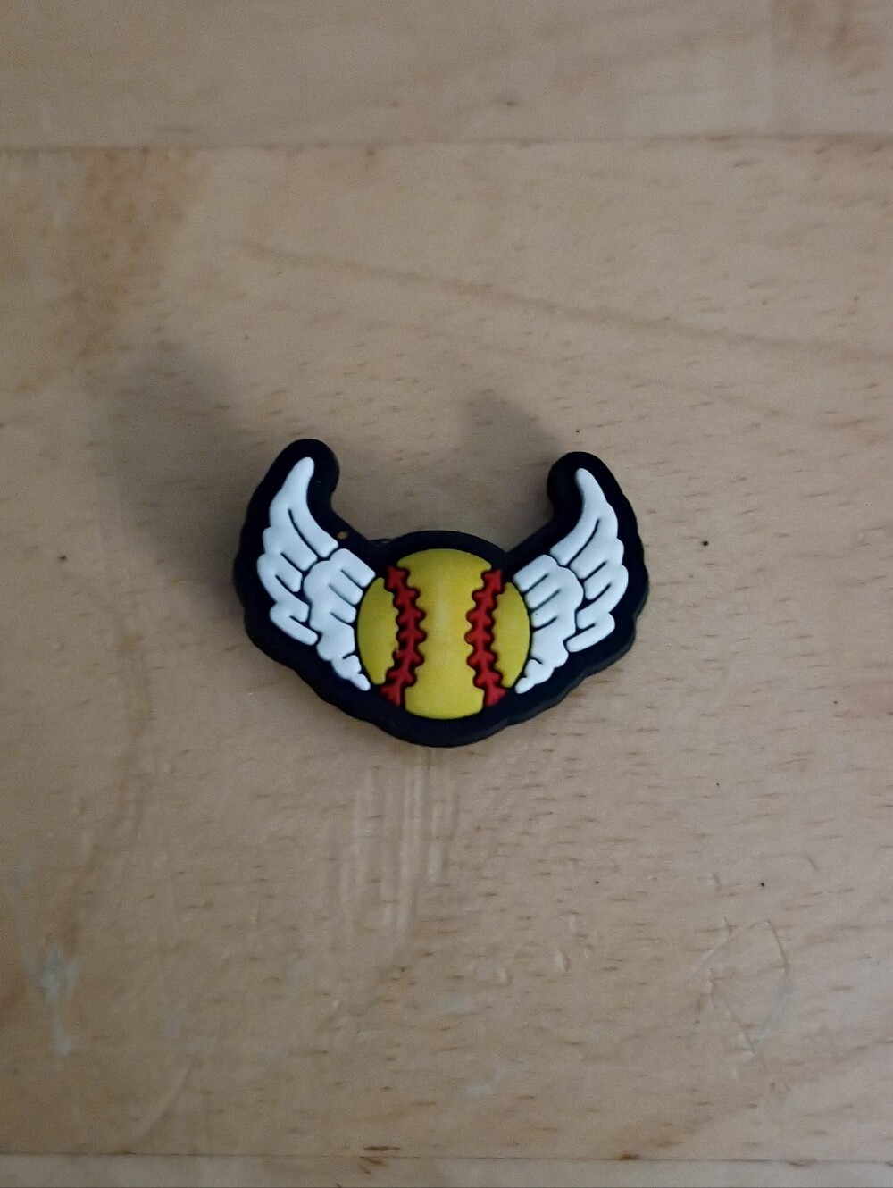 10 for $10 Jibbitz Croc Charms - Softball w/ Wings 3 - Sports - New Shoe Charm
